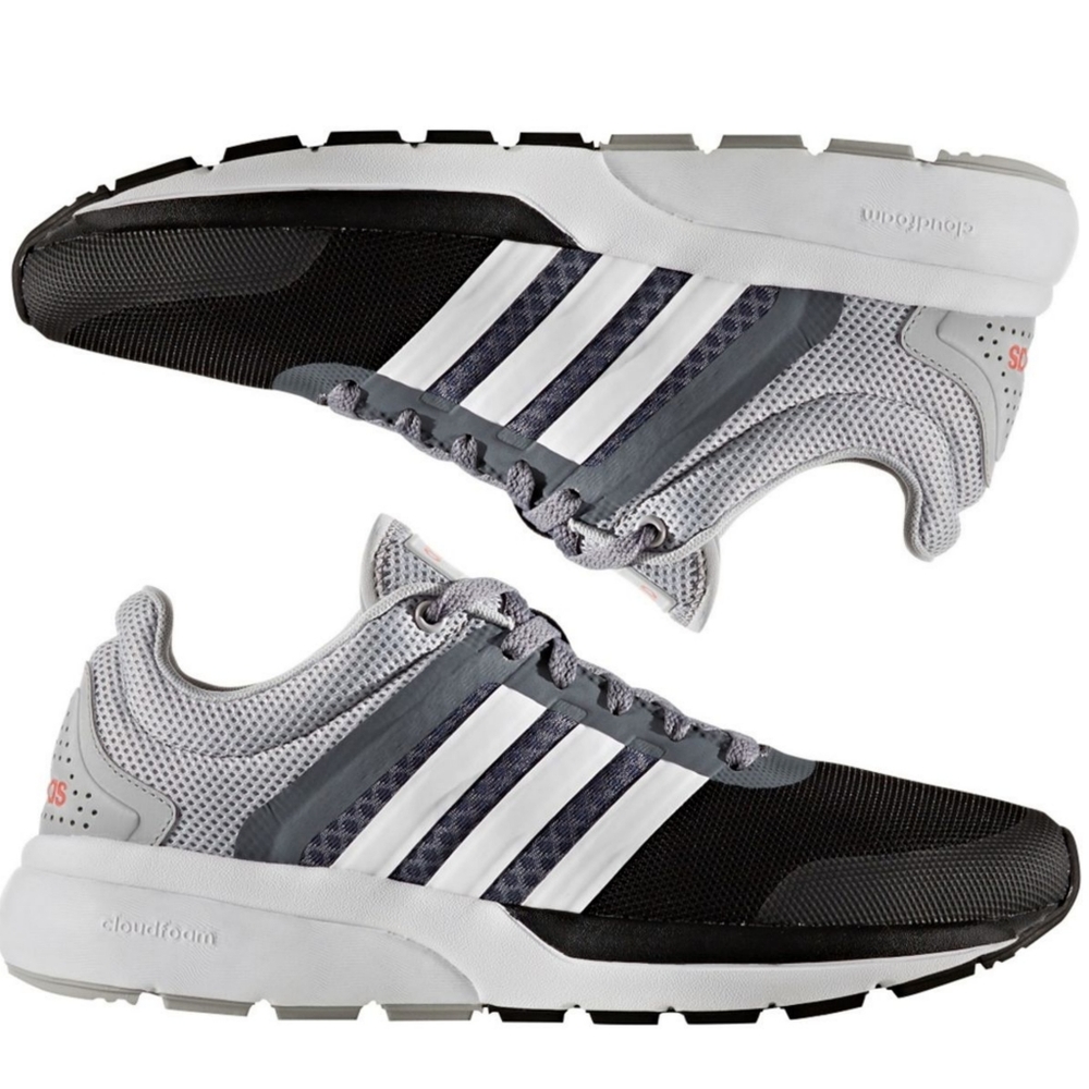 Adidas Originals Synthetic Cloudfoam Flow 2.0 Sneaker for Men Size 8
